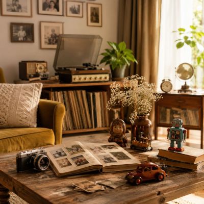 2026'da Nostaljik Dekorasyon: Çocukluk Anıları Eve Nasıl Taşınır?