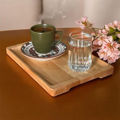 Biguzu Alara Ahşap Çay Kahve Sunumluğu 25x17cm