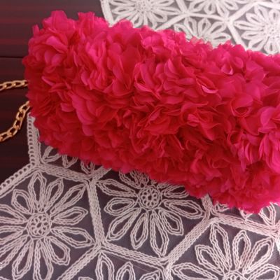 Tulipart Center Zincir Askılı Özel Tasarım Çanta Pembe (small)