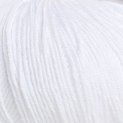 Gazzal Baby Cotton Beyaz Bebek Yünü Örgü İpi 50g 3432