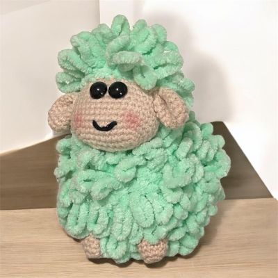 Biguzu Amigurumi Kuzu Yeşil