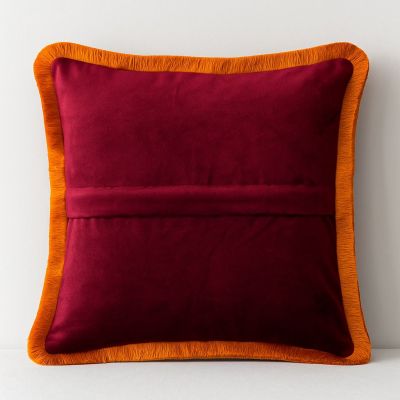 Biguzu Narin Etnik Desenli Püsküllü Dekoratif Kırlent 45x45cm